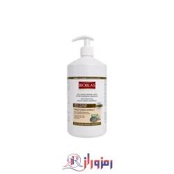 شامپو  مو ضد ریزش  بیوبلاس bioblas مدل با عصاره سیر سیاه حجم 1000 میل